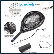 Rubber Coating Nylon Net Fly Fishing Net Landing Net Fly Tackle